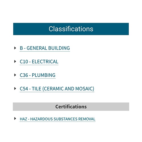 classifications